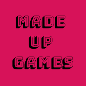 Logo for the Made Up Games website